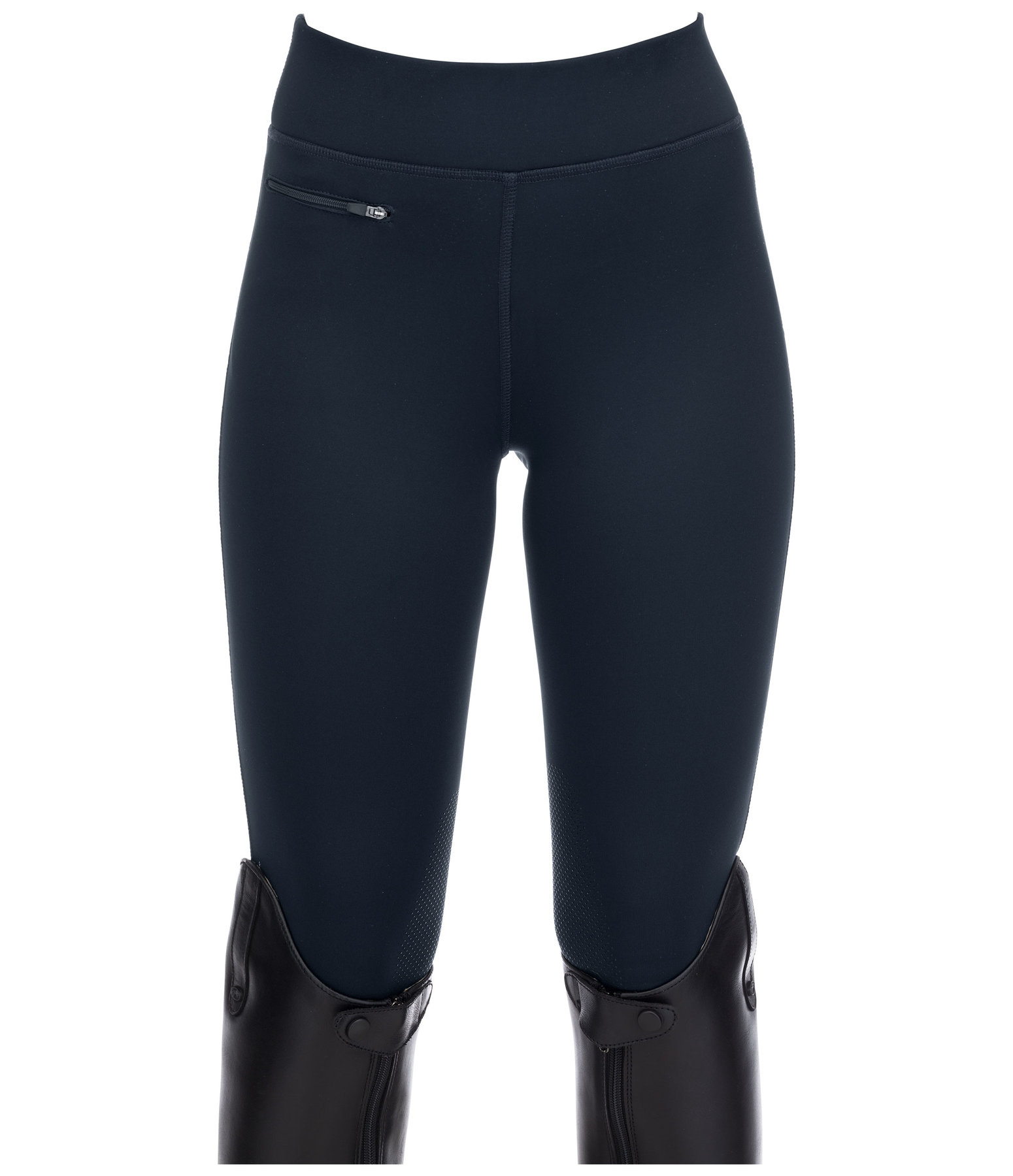Kinder Grip-Winterreitleggings Kniebesatz Elia