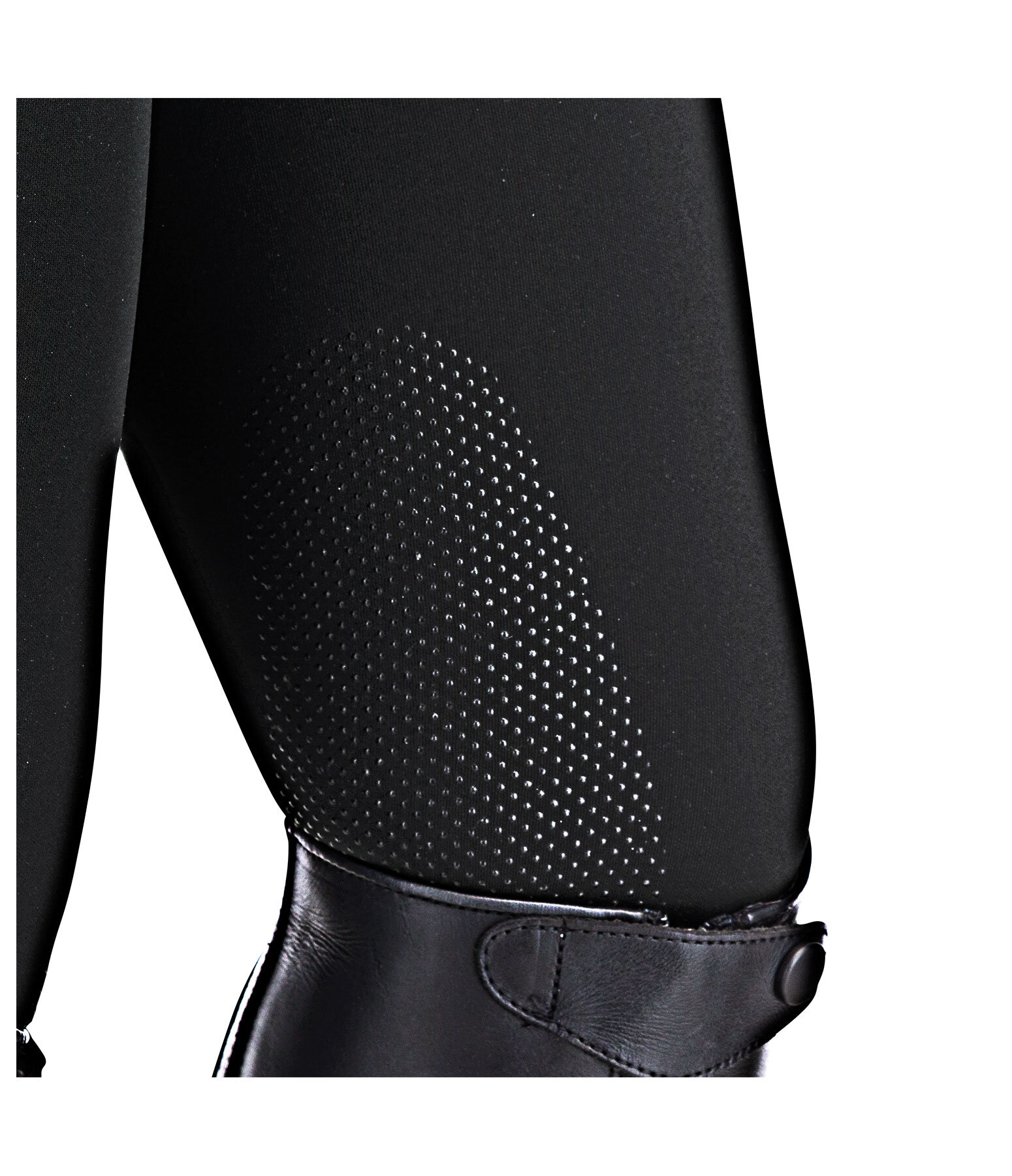 Kinder Grip-Winterreitleggings Kniebesatz Elia