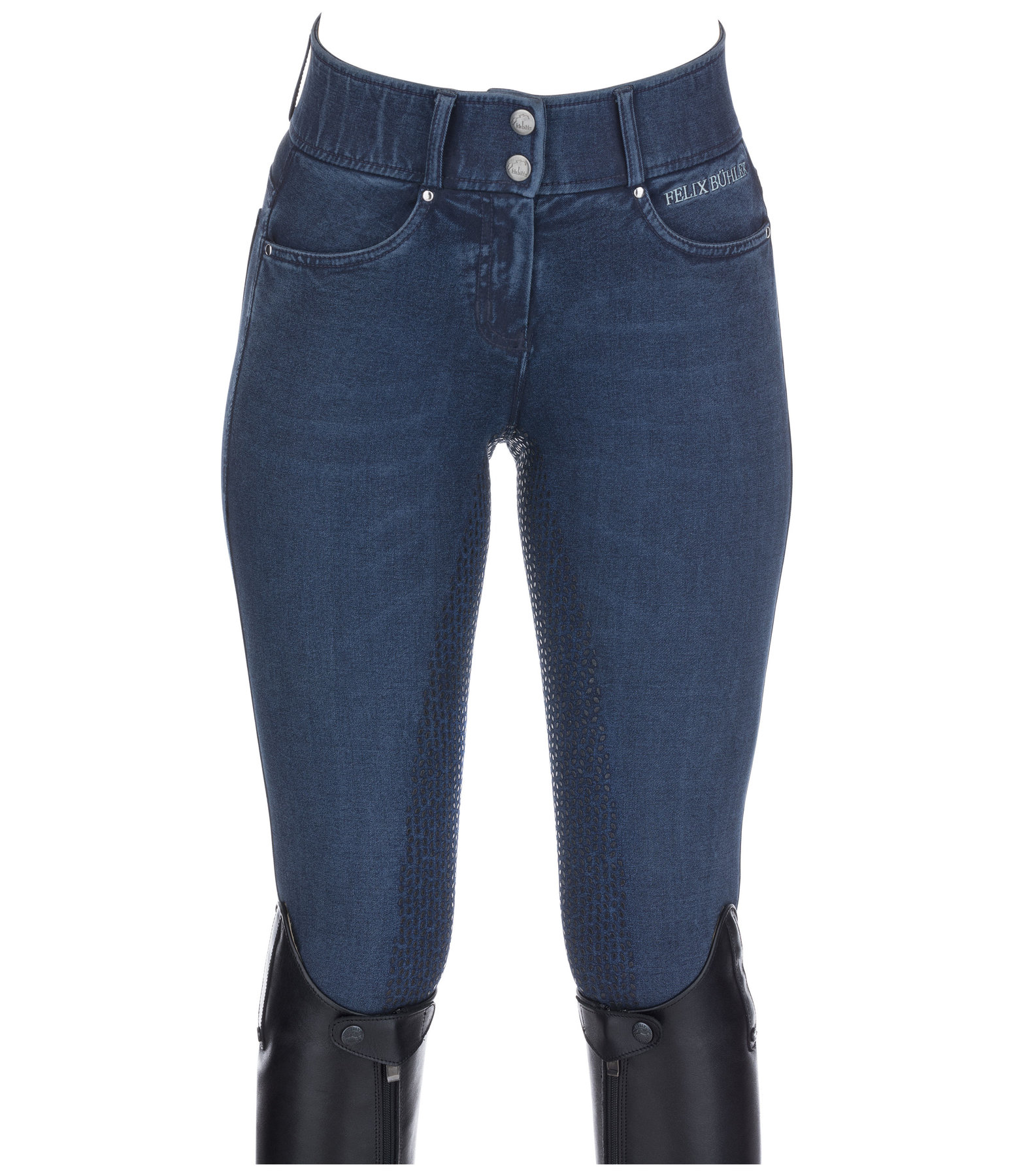 Grip-Jeansreithose High Waist Helene