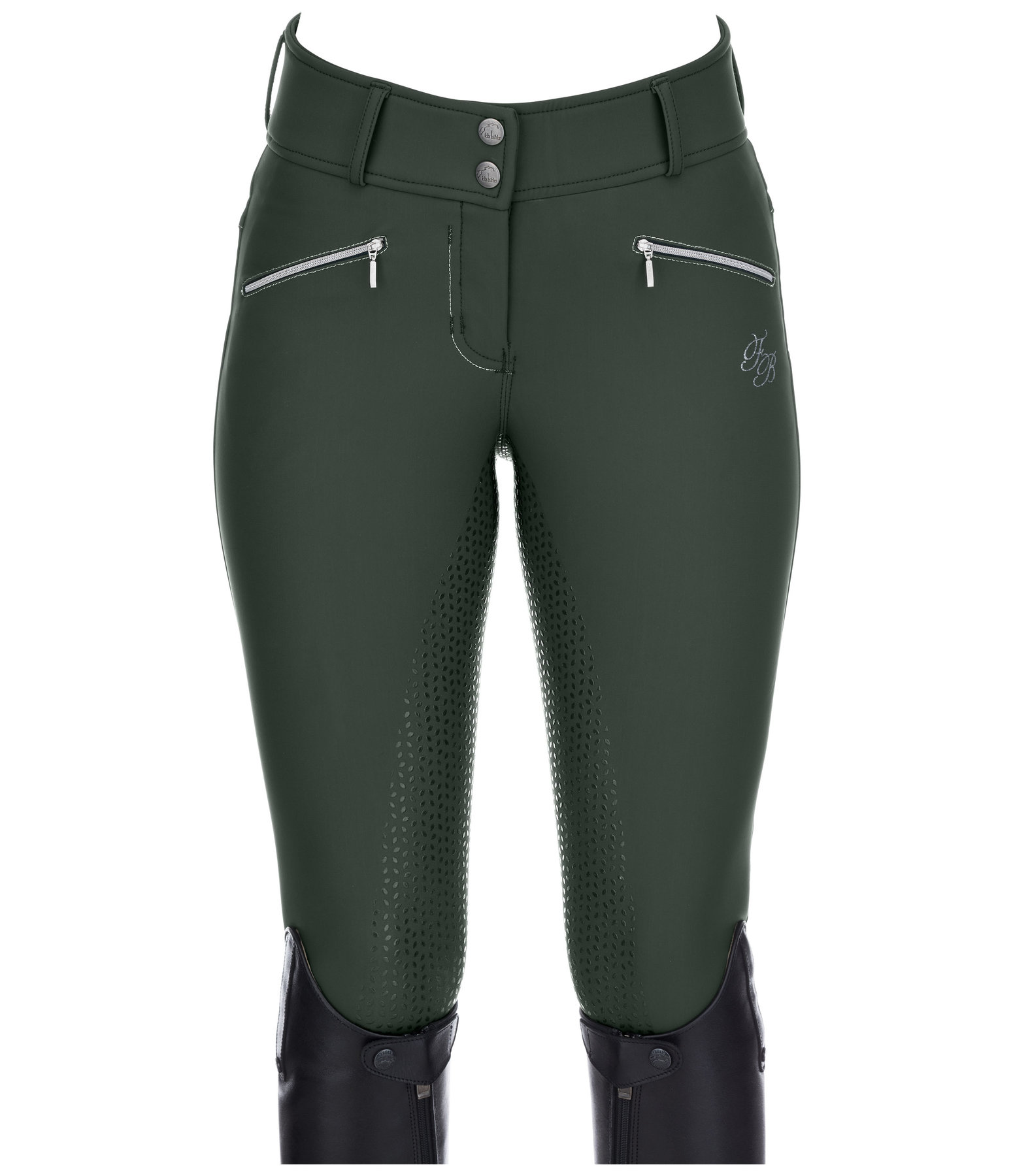 Grip-Hochbund-Softshell-Vollbesatzreithose Ariana