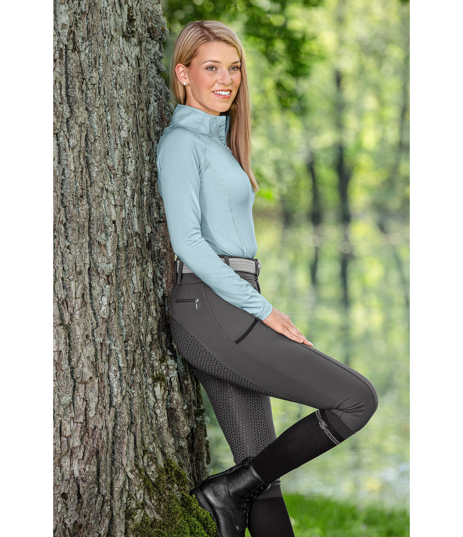 Grip-Reithose High Waist Juliane