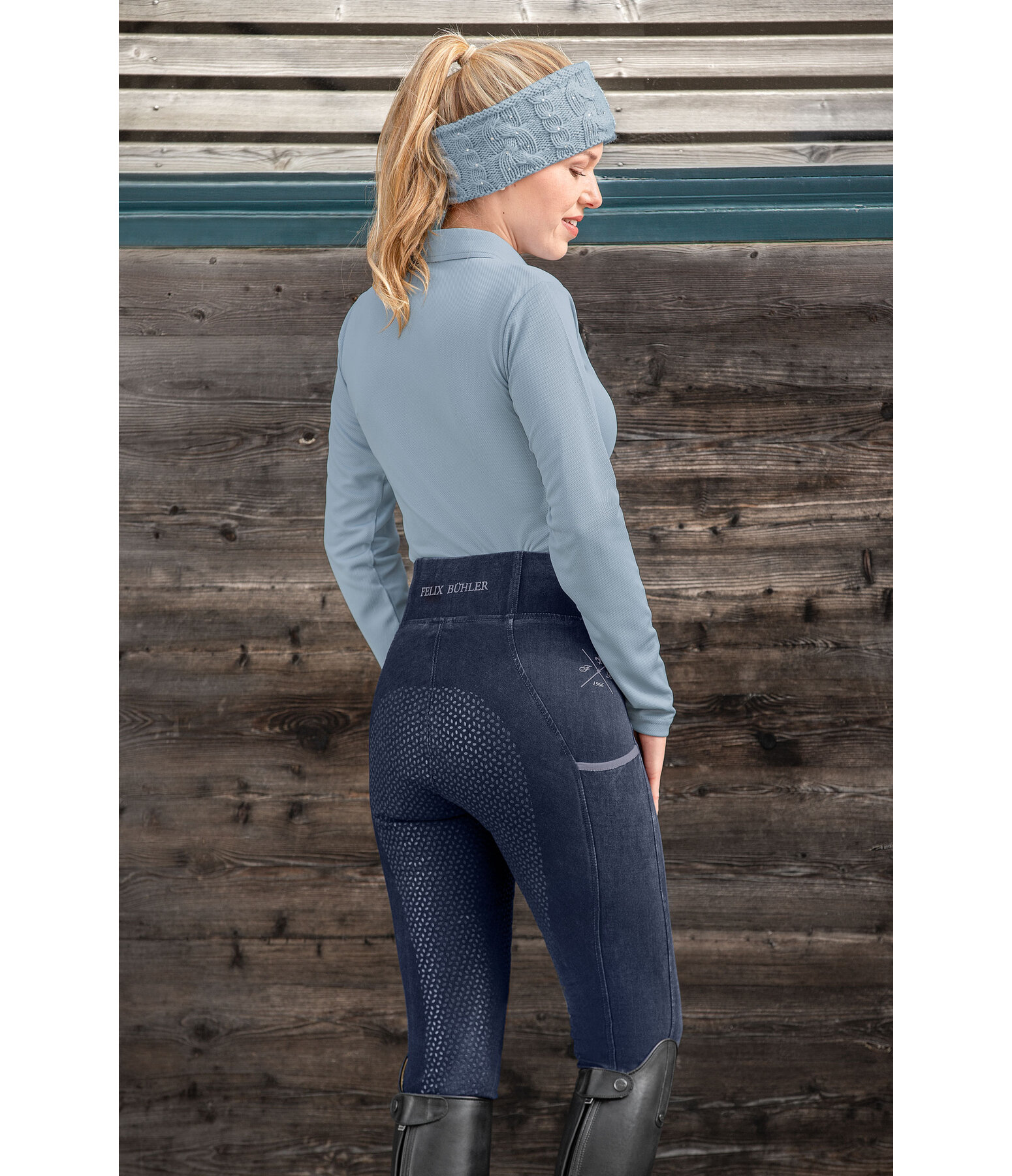 Grip-Vollbesatz-Jeans-Reitleggings Merle