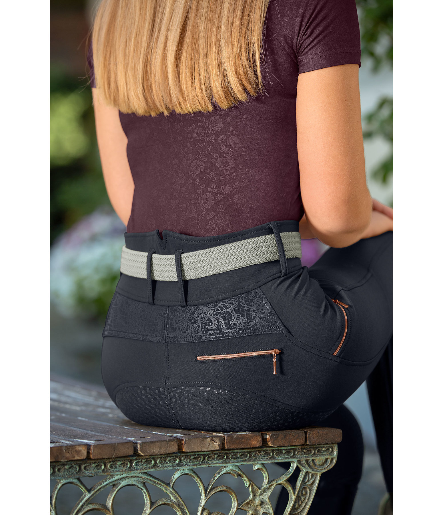 Grip-Reithose High Waist Evelyn