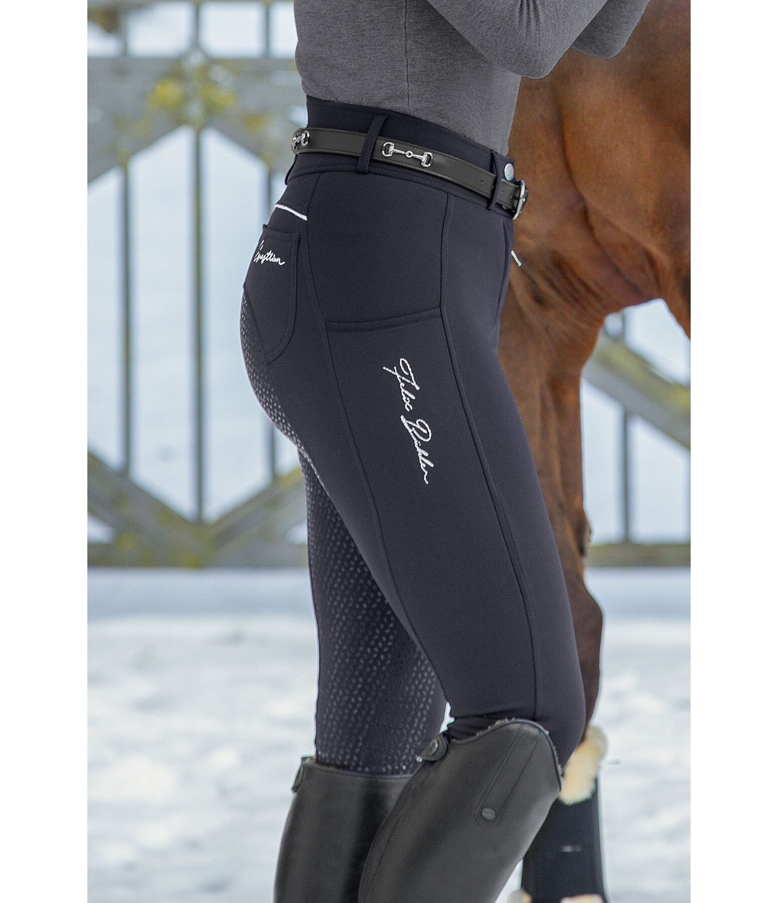 Grip-Thermo-Pro-Hochbund-Vollbesatz-Reithose Elodie