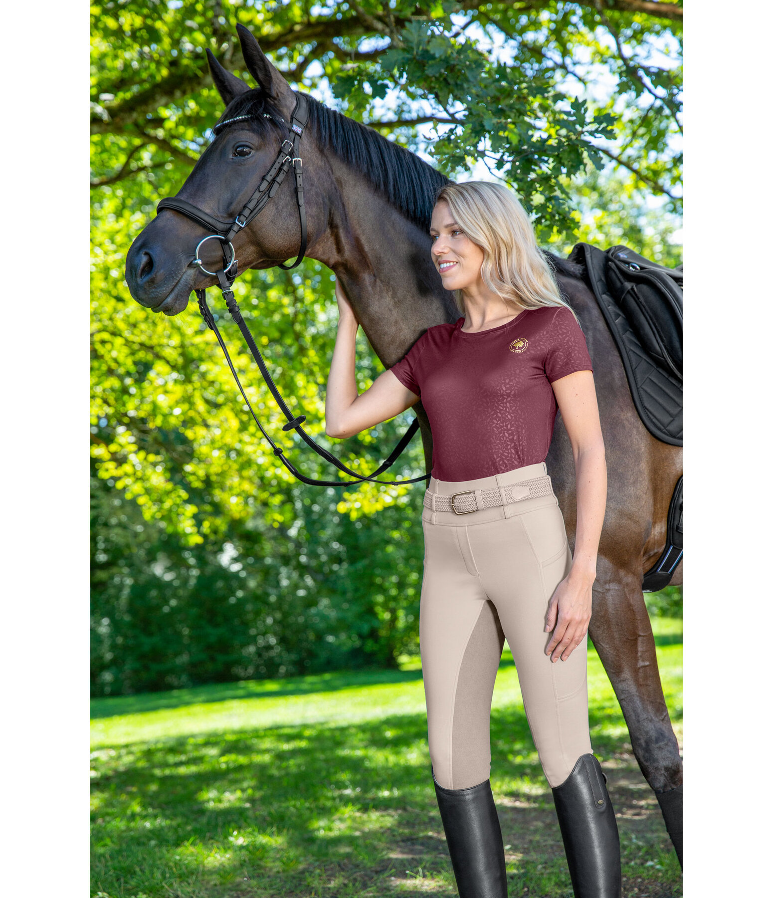 Vollbesatz-Reitleggings Nathalie