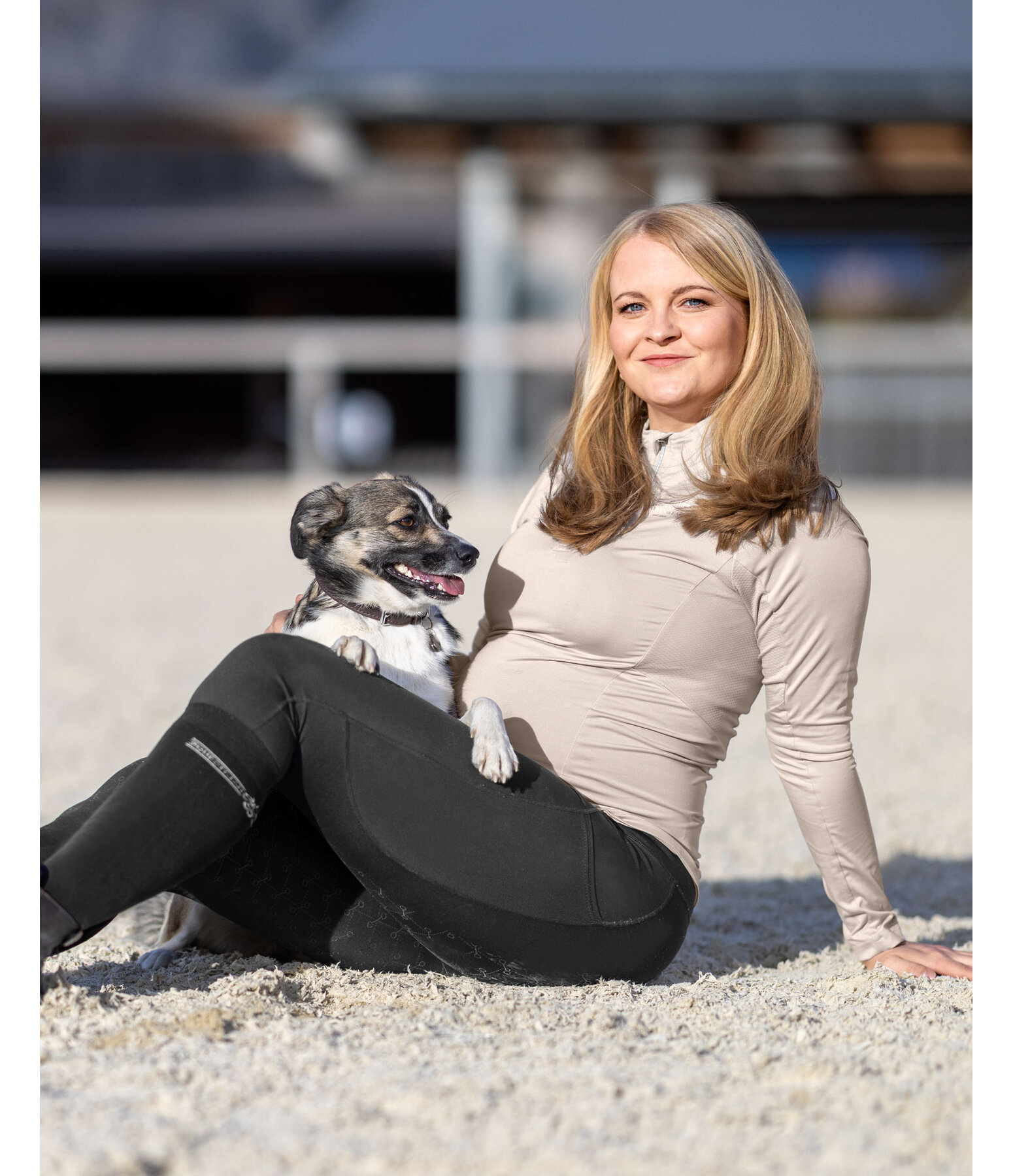 Grip-Schwangerschaftsreitleggings Isi