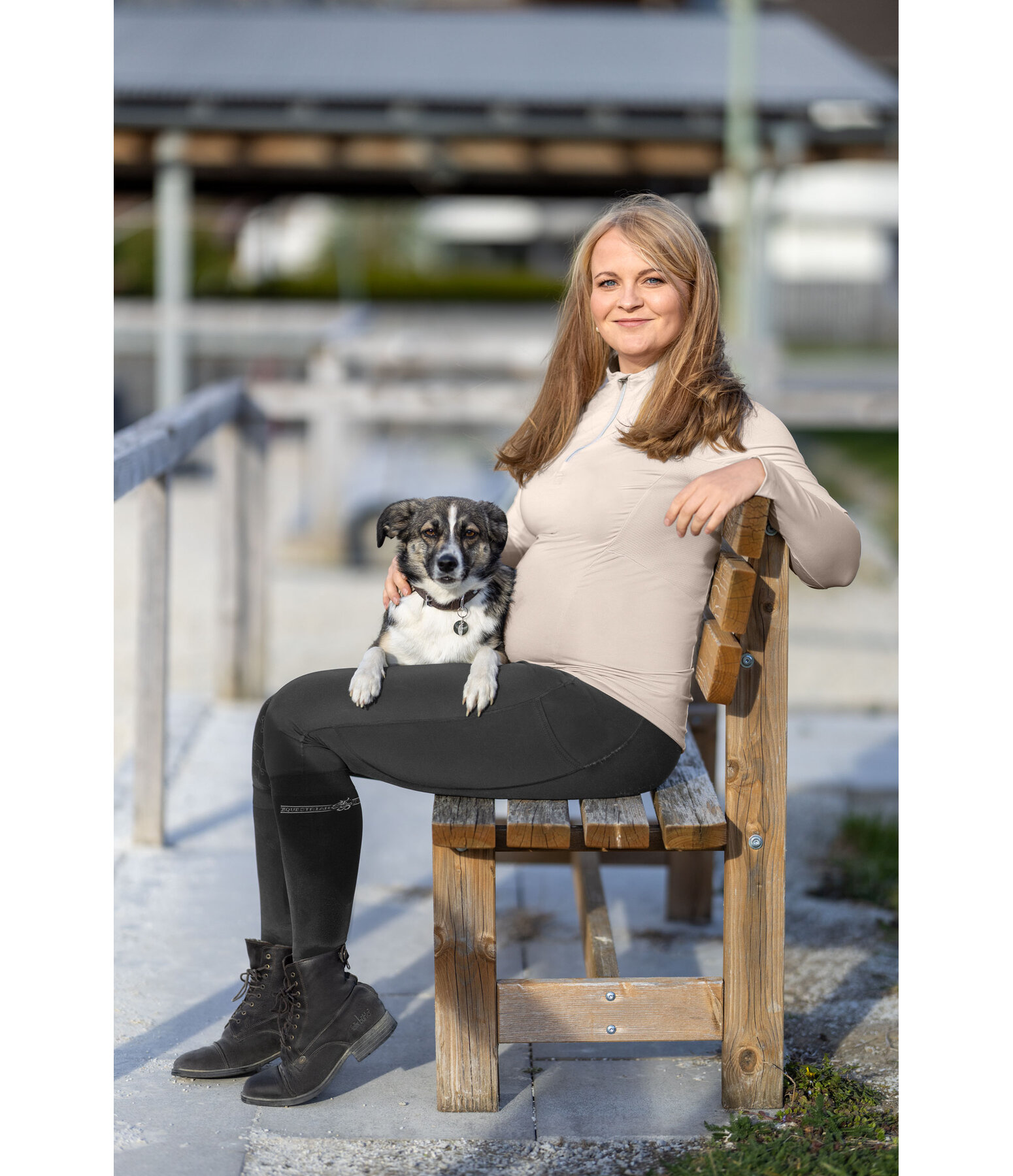 Grip-Winter-Schwangerschaftsreitleggings Elisabeth