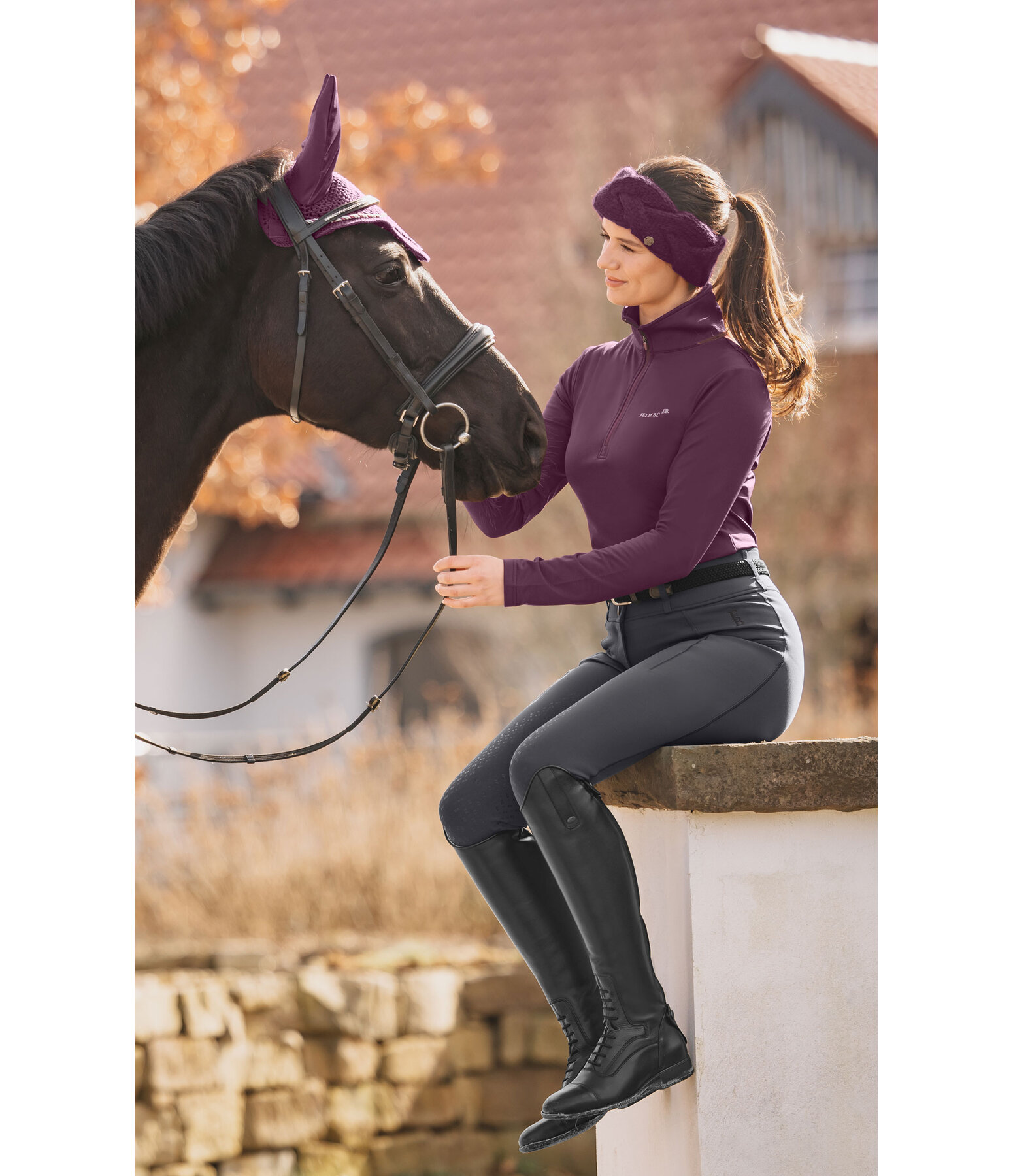 Hybrid Grip-Winterreithose Leonie