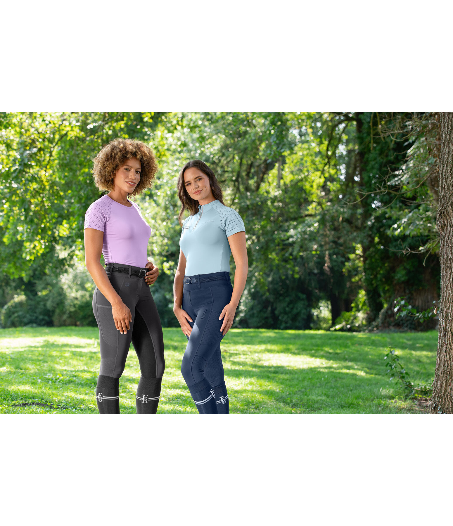 Hybrid Vollbesatzreithose Mesh Denise CTS