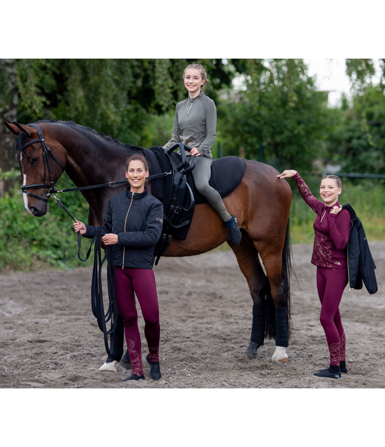 Thermo-Voltigierleggings Diamonds