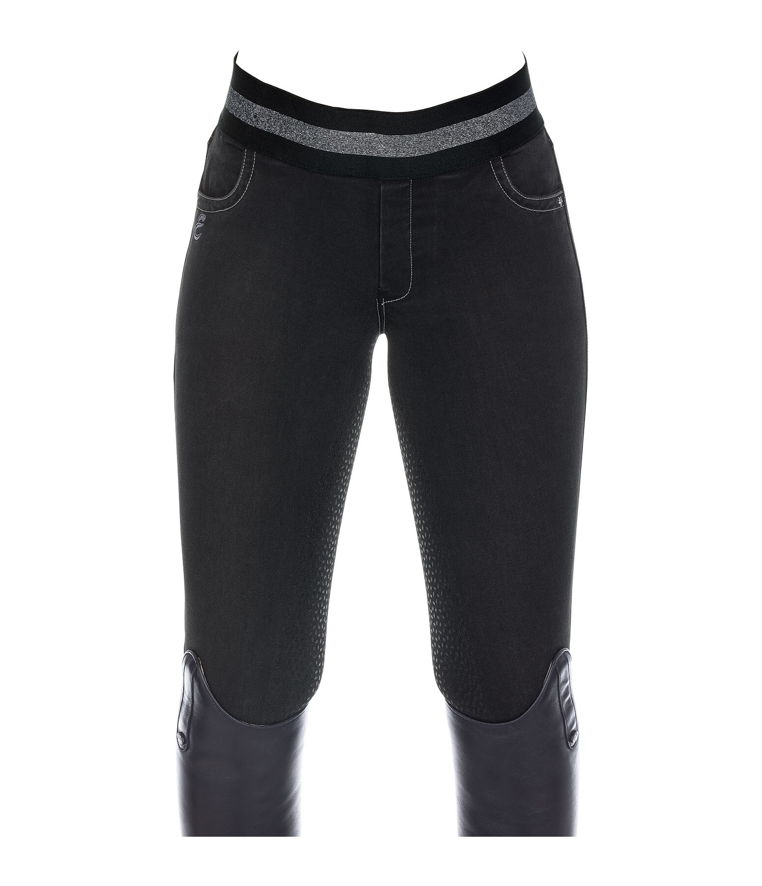 Kinder-Grip-Vollbesatz-Reitleggings Nivia