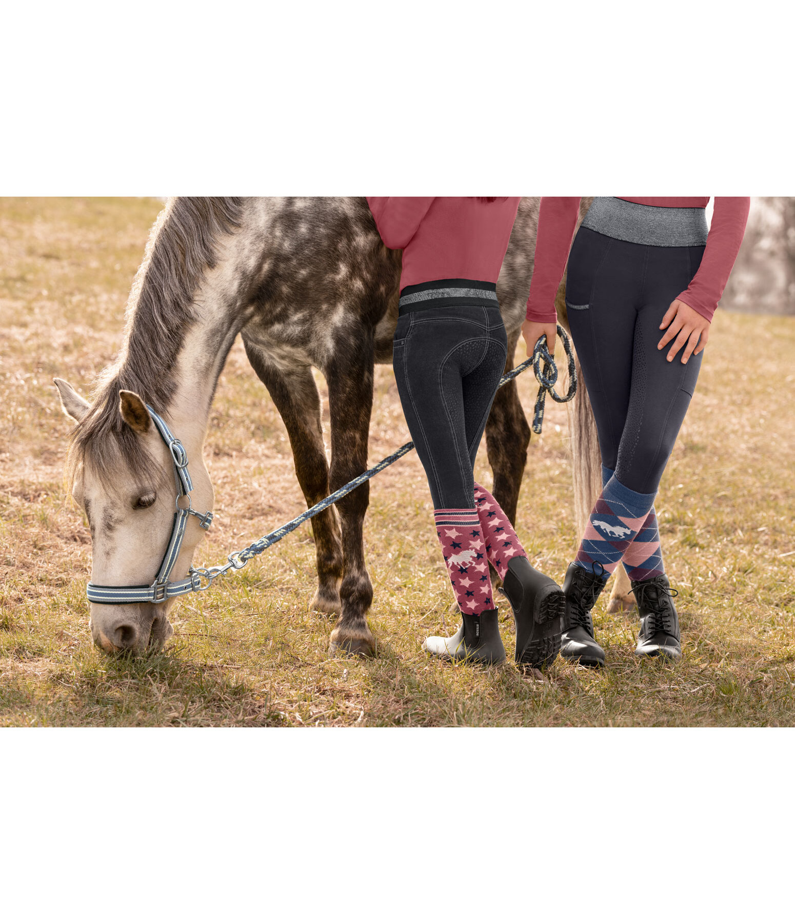 Kinder Grip-Reitleggings Nivia