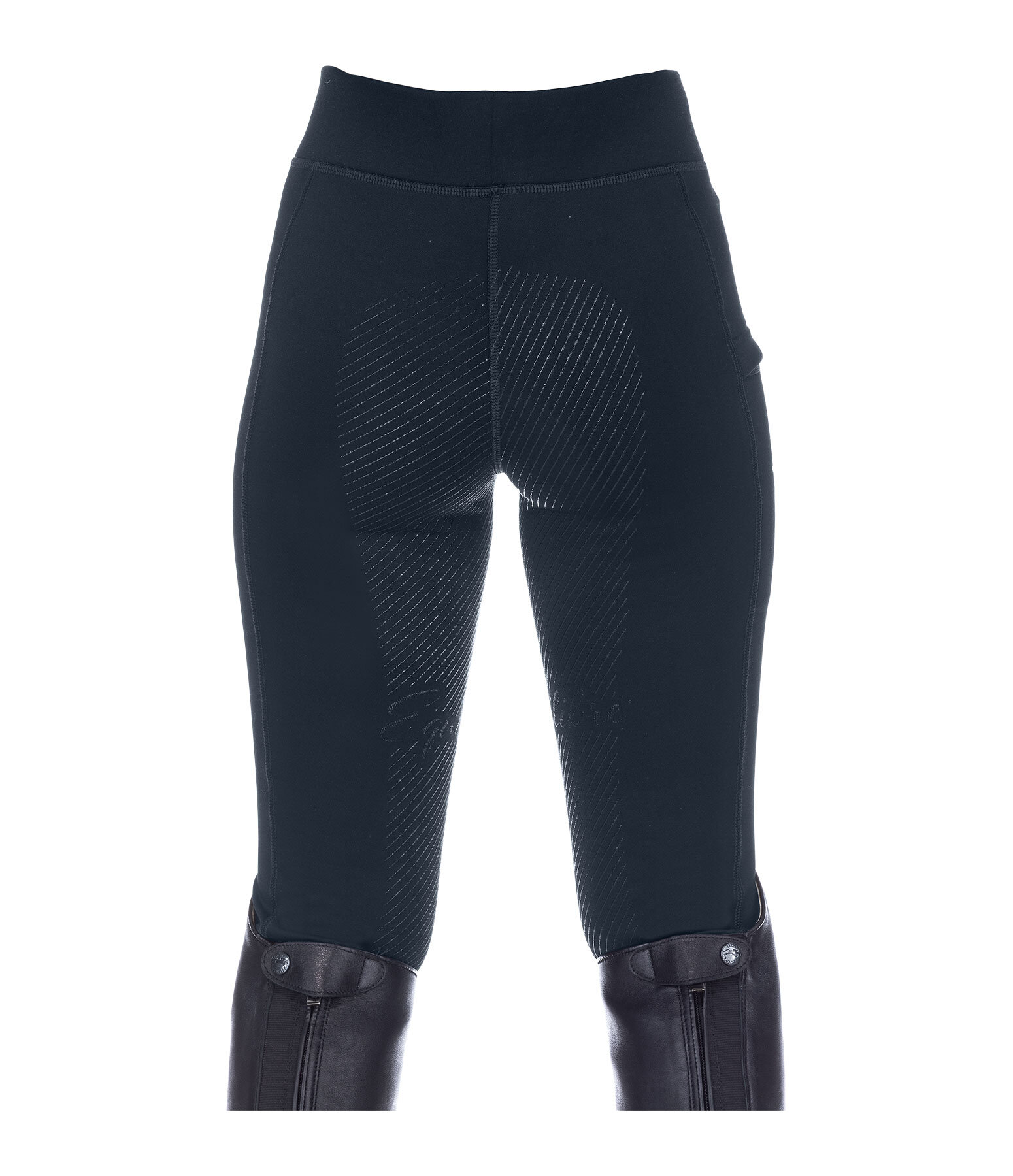 Kinder-Grip-Thermo-Vollbesatz-Reitleggings Snow