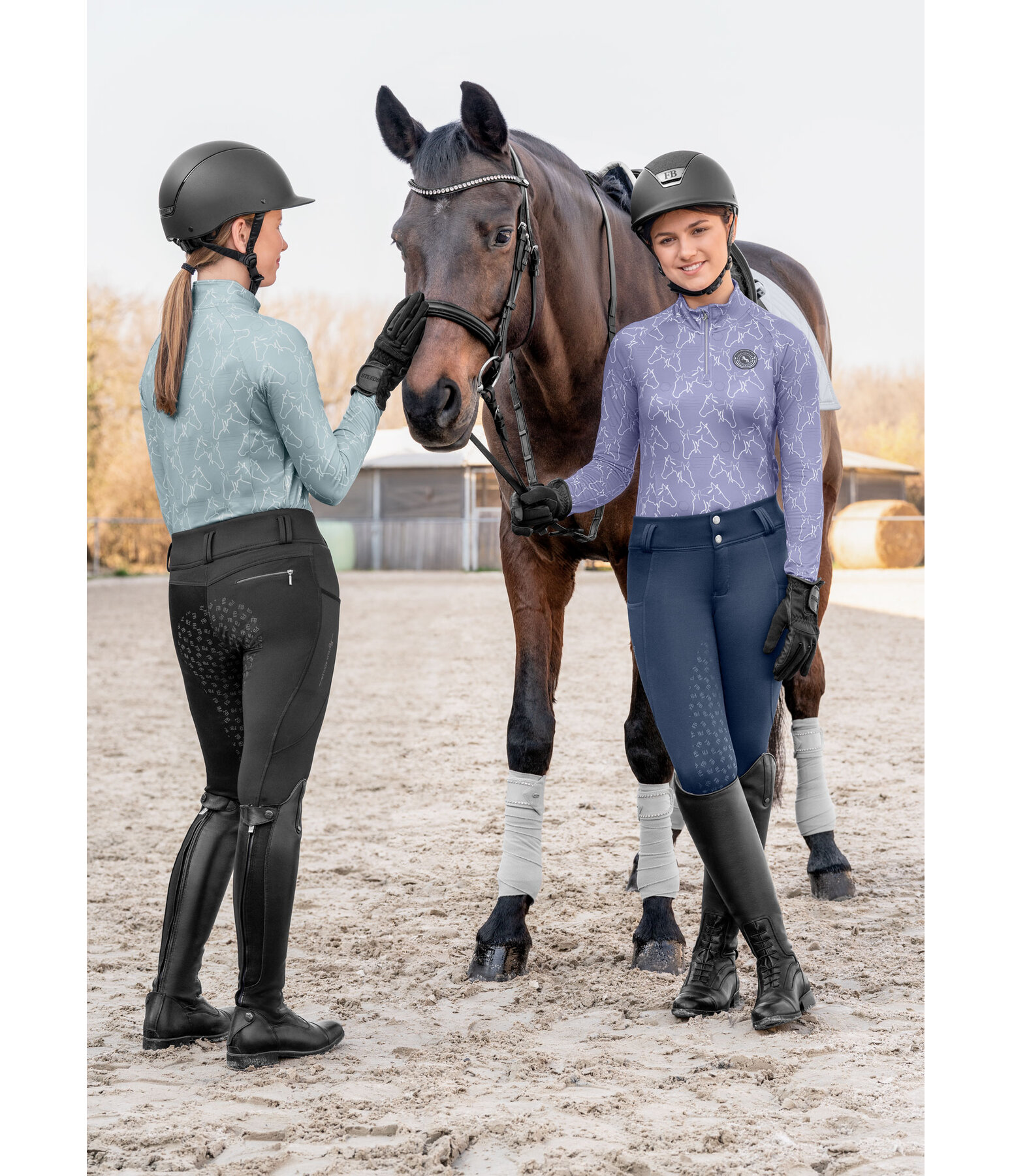 Kinder Grip-Winterreithose Lovis
