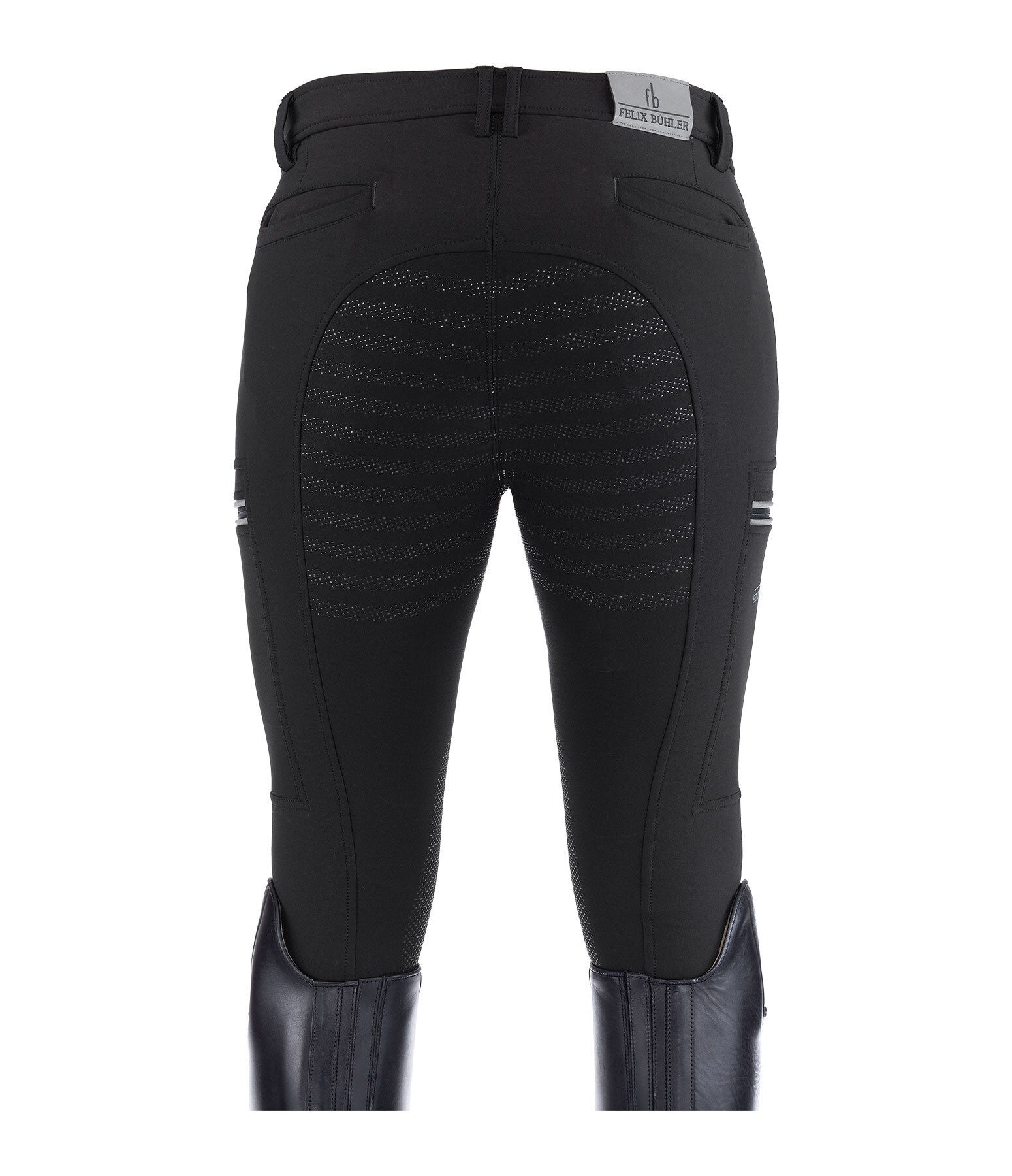 Herren Grip-Teilbesatzreithose Tex