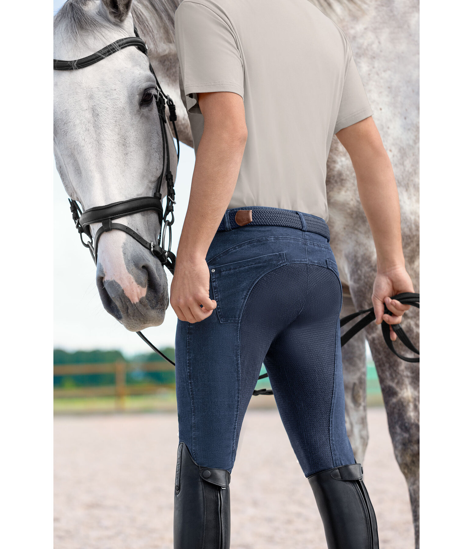 Herren Grip-Jeansreithose San Francisco