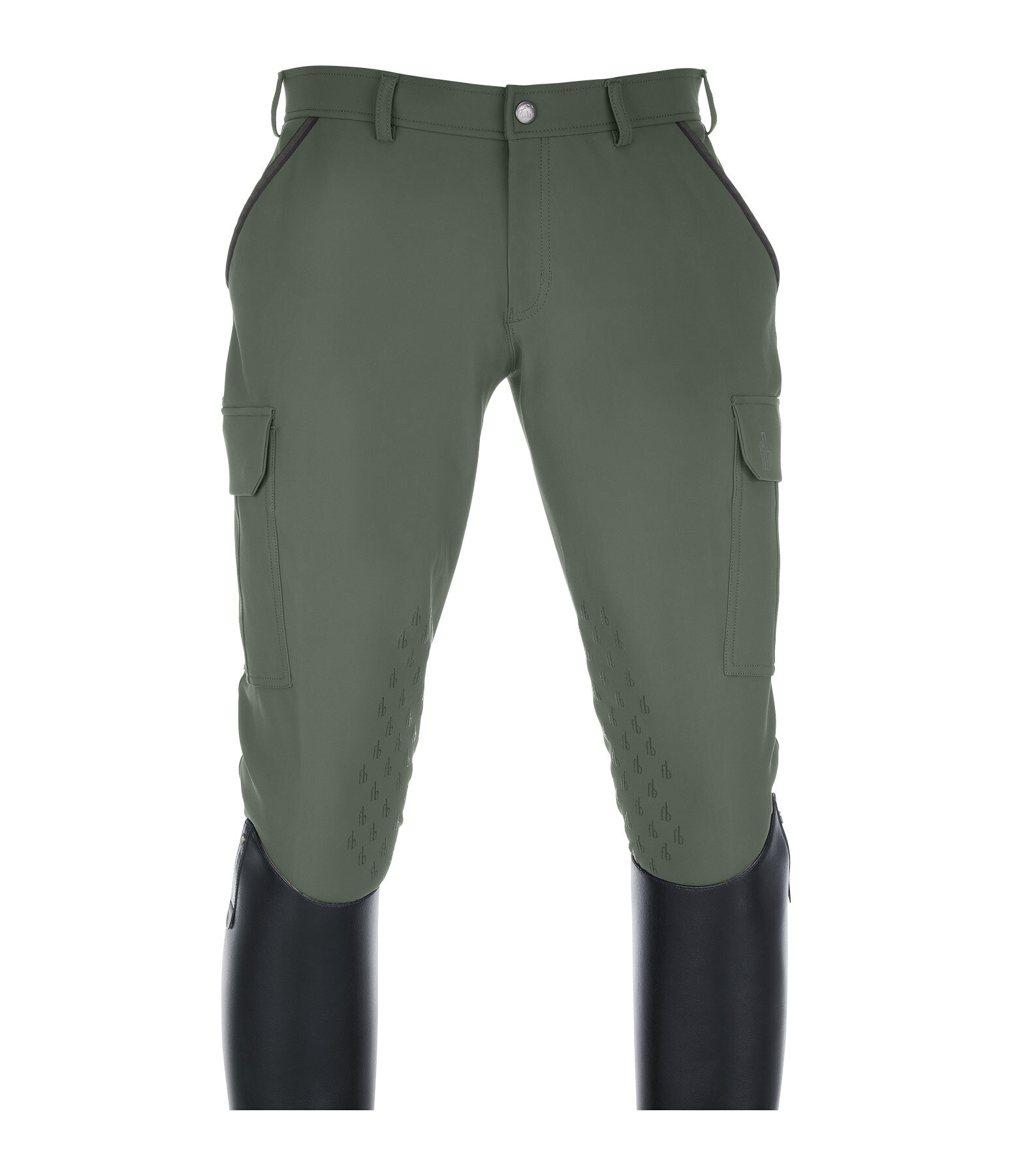 Herren Hybrid Grip-Kniebesatzreithose Lucas