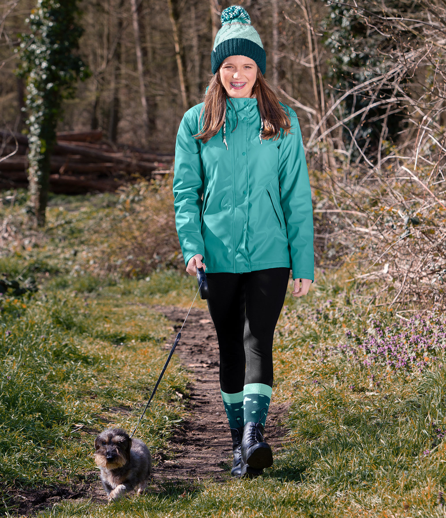Kinder-Outfit Weeli in smaragd