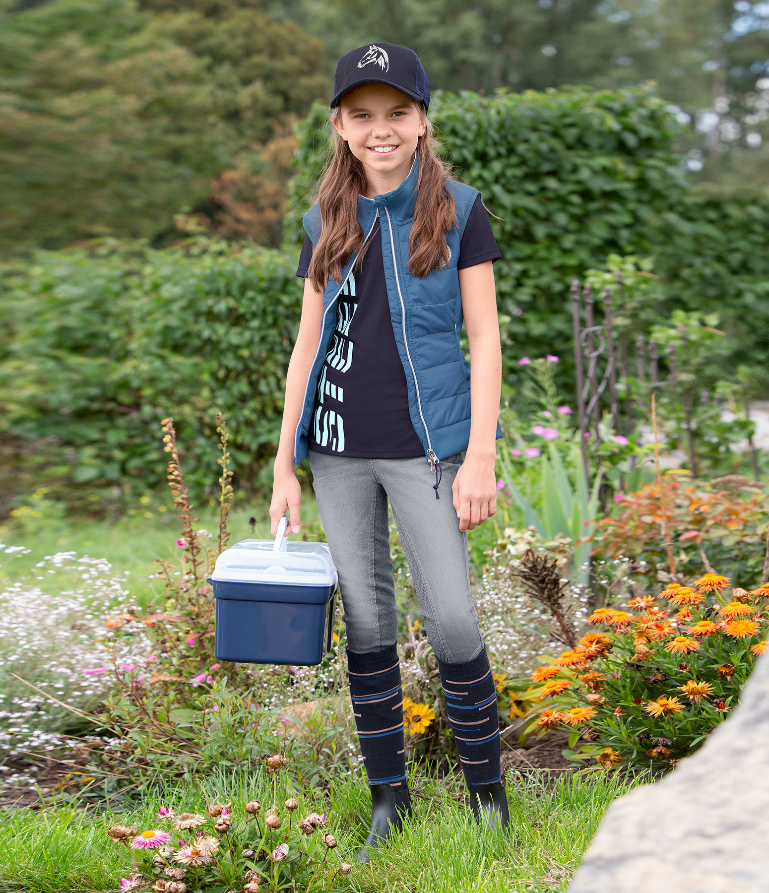 Kinder-Outfit Nour in midnight-blue