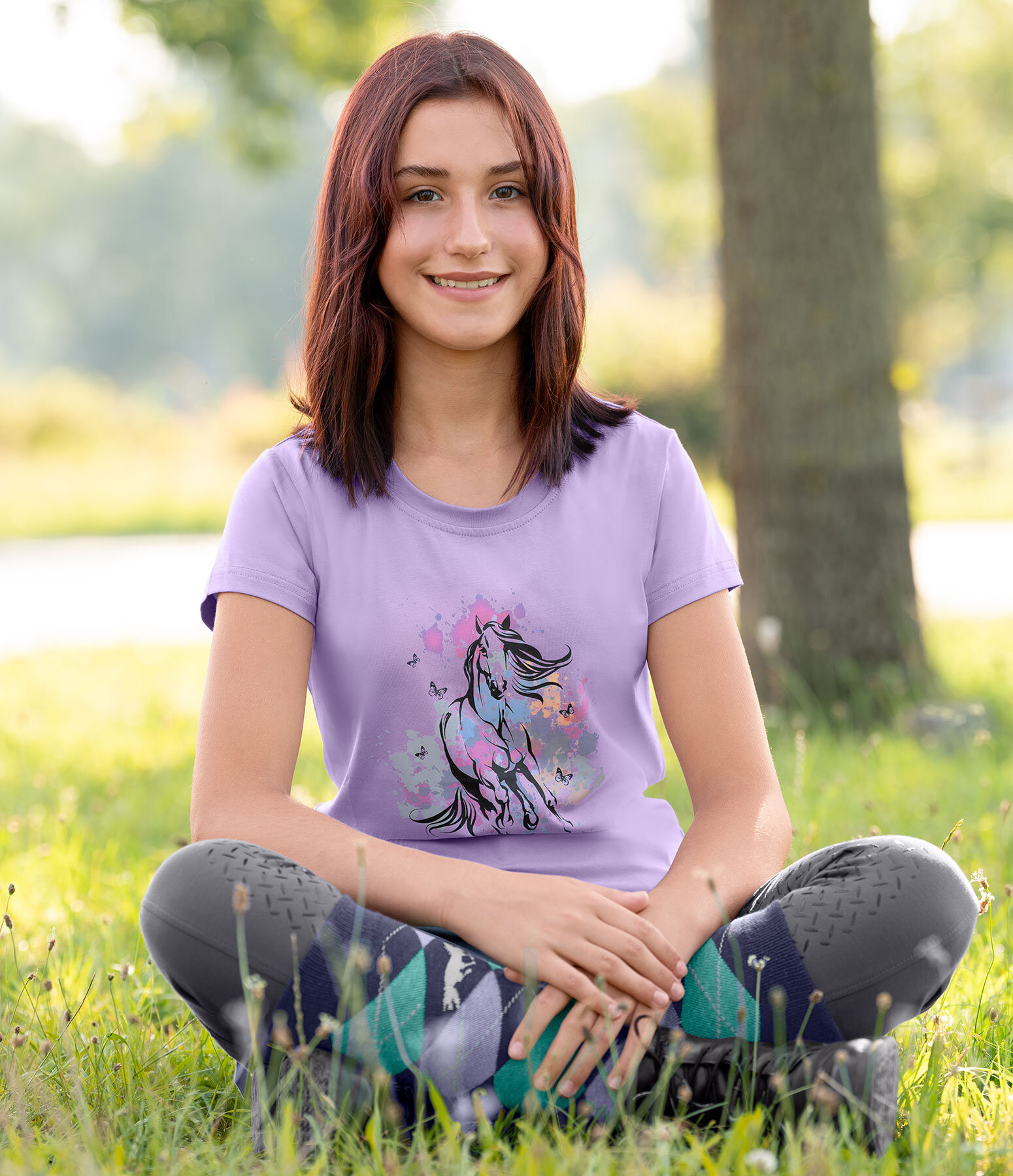 Kinder-Outfit Mea II in flieder