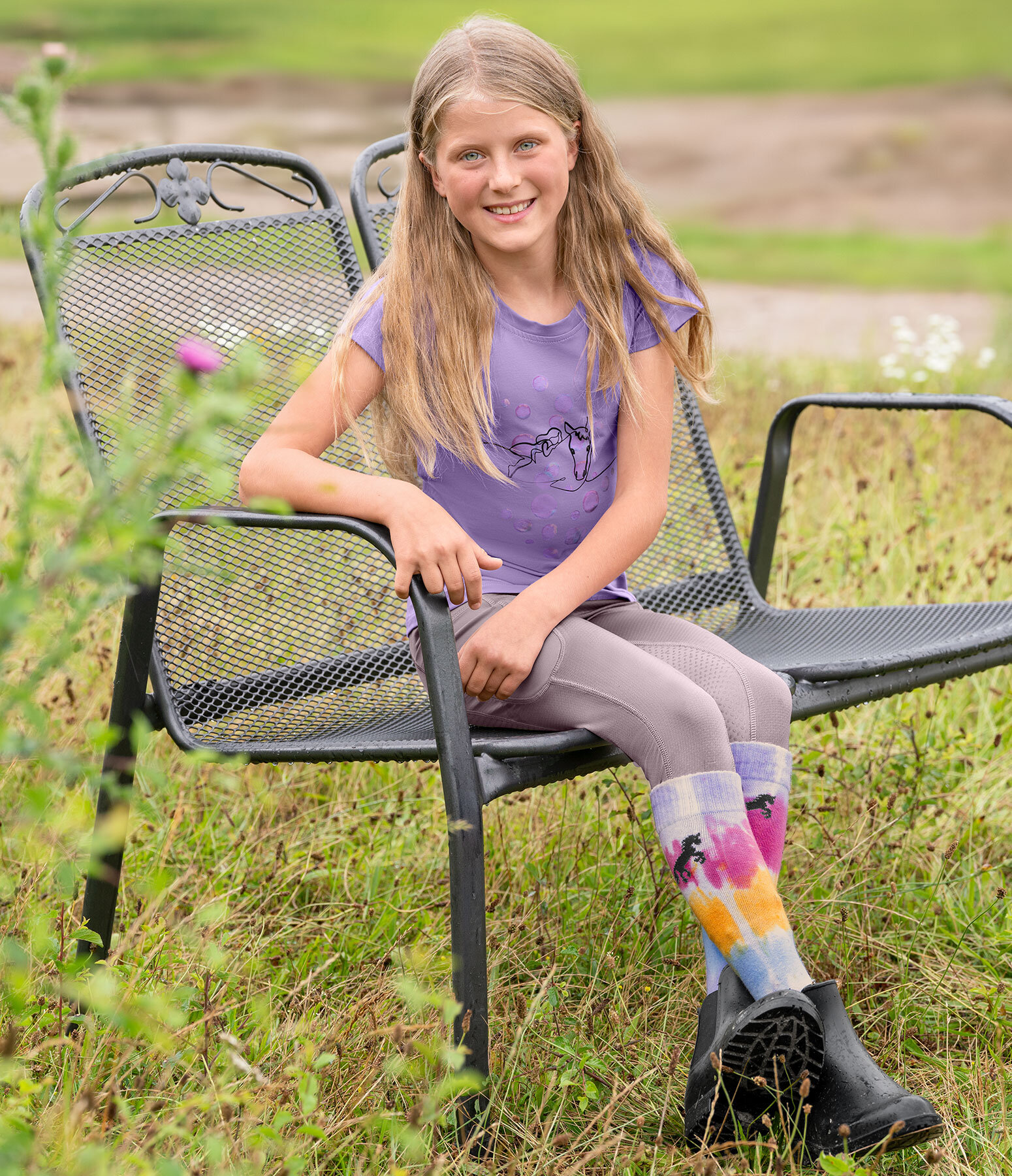 Kinder-Outfit Maali in luminated-amethyst