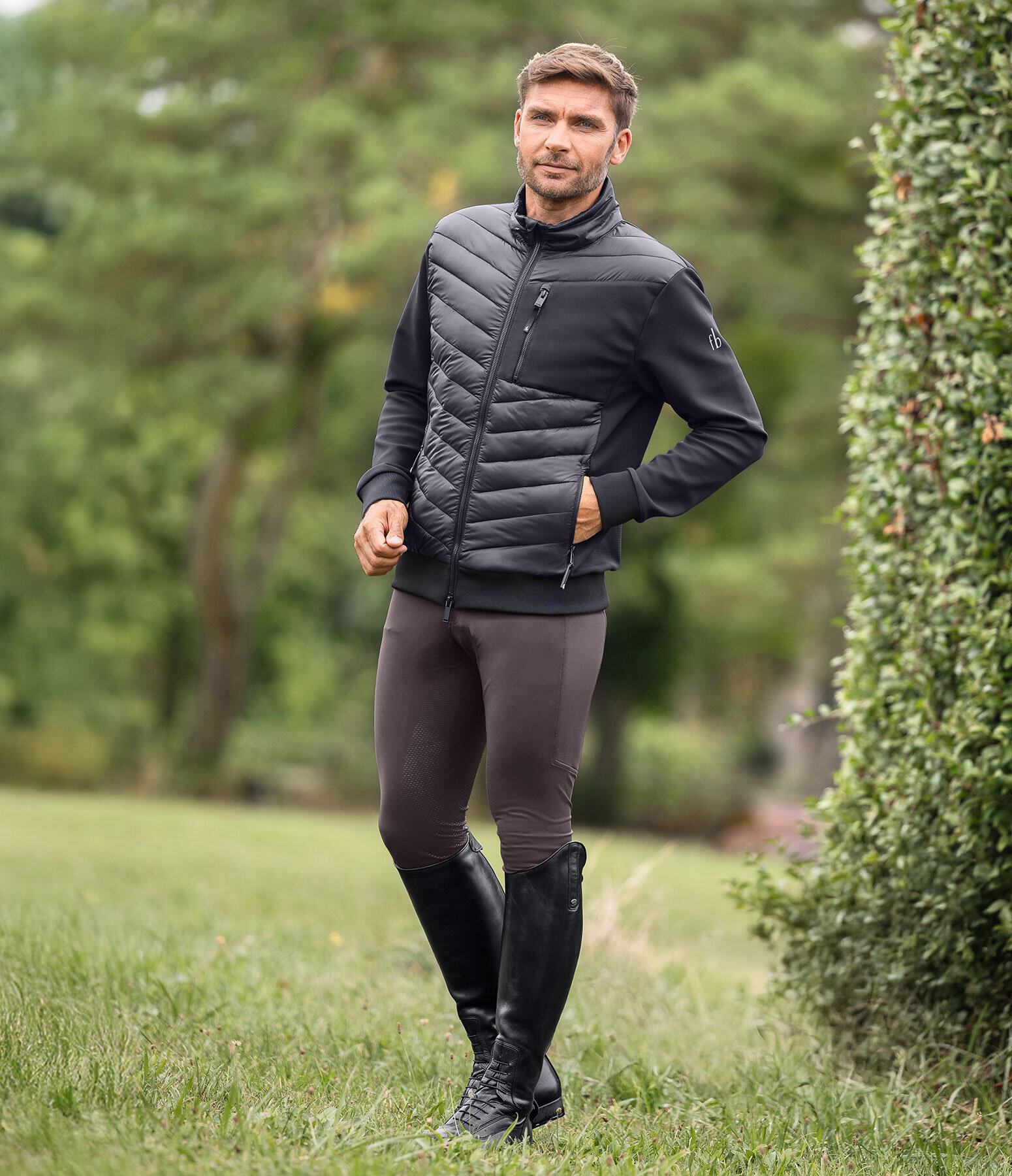 Herren-Outfit Lissabon in schwarz