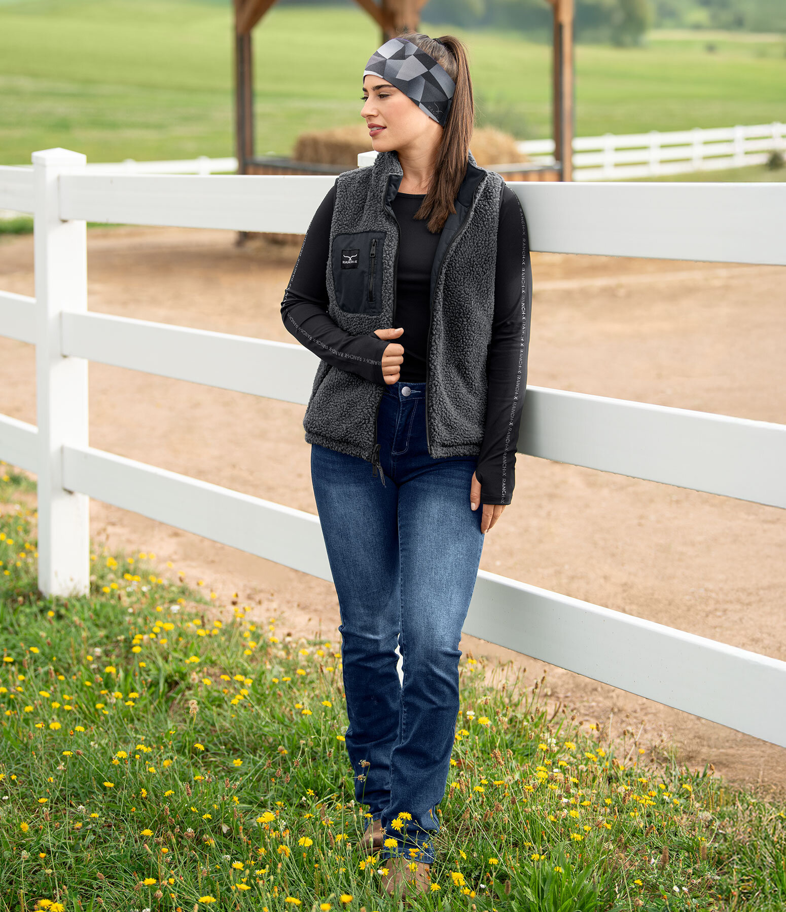 Western-Outfit Elsie in schwarz