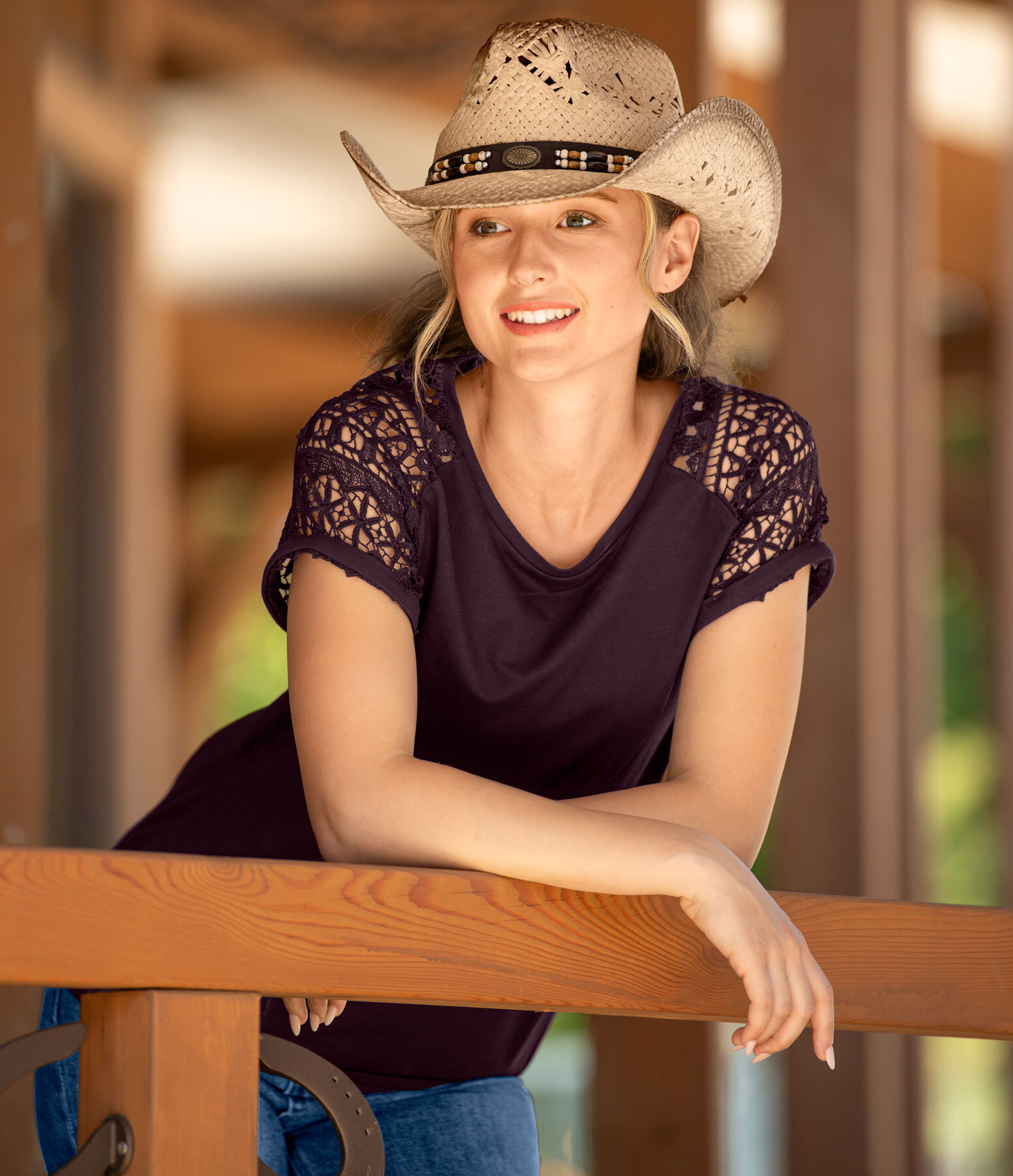 Western-Outfit Arizona in natur