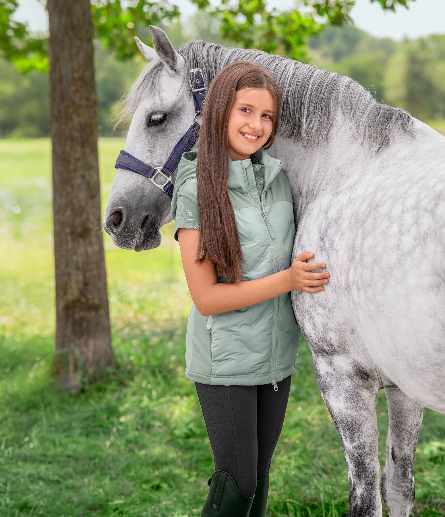 Kinder-Outfit Dane in dusty-green