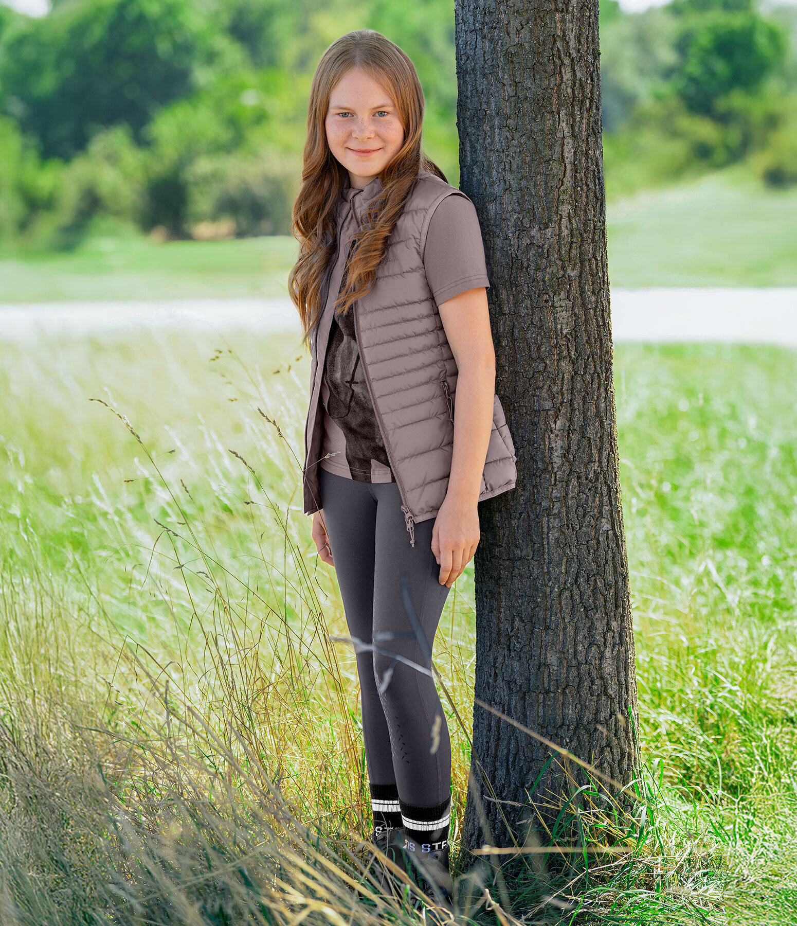 Kinder-Outfit Jane in chocolate
