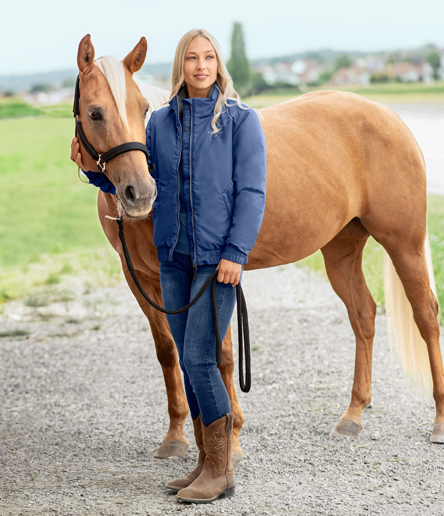 Western-Outfit Aspen in true navy