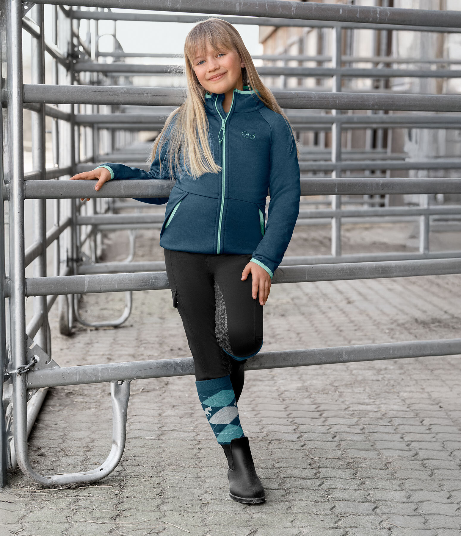 Kinder-Outfit Seiko in teal