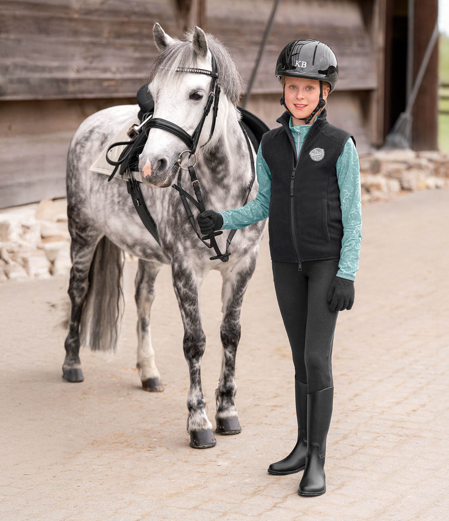 Kinder-Outfit Magali in schwarz