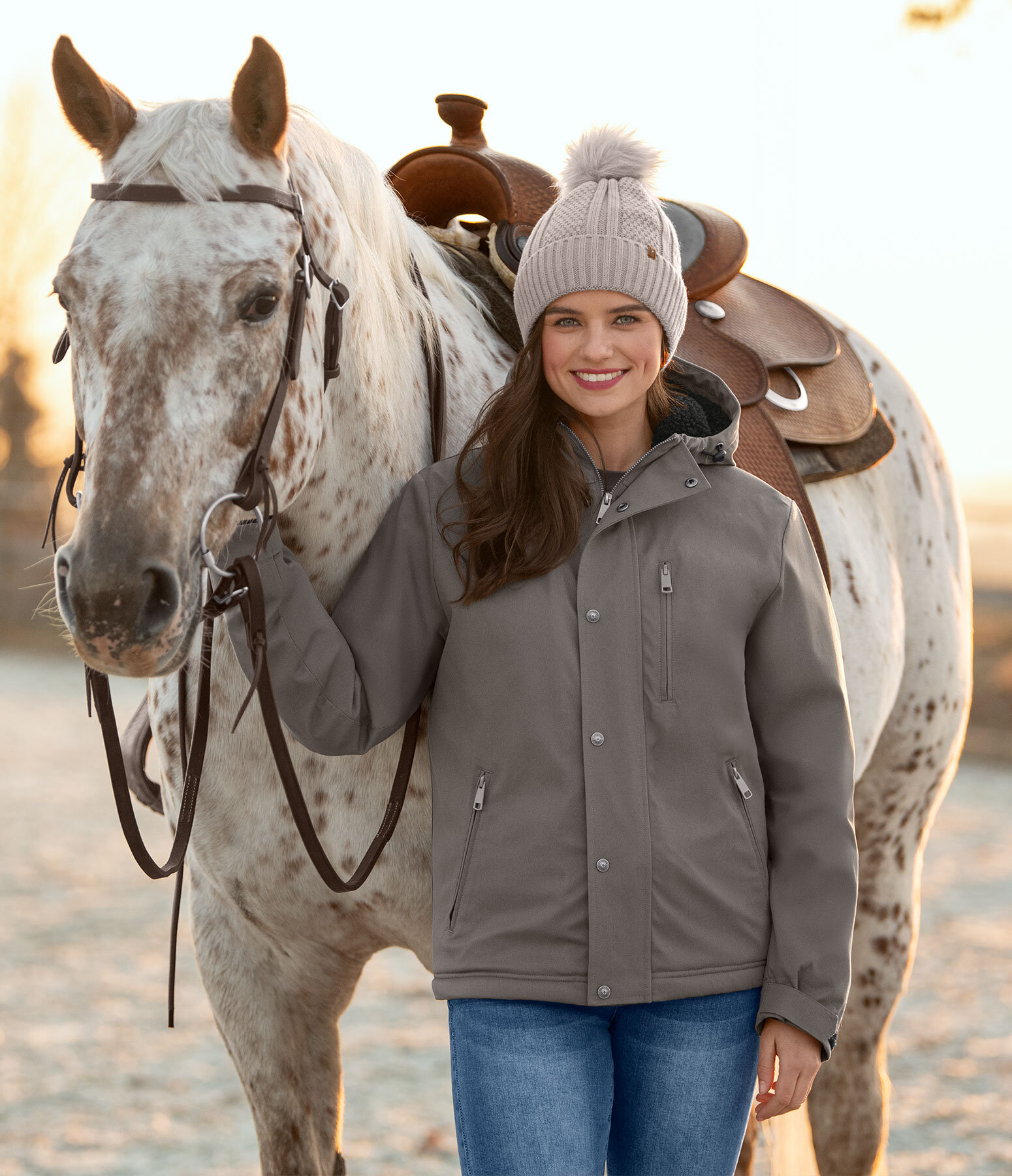 Western-Outfit Peyton in macadamia