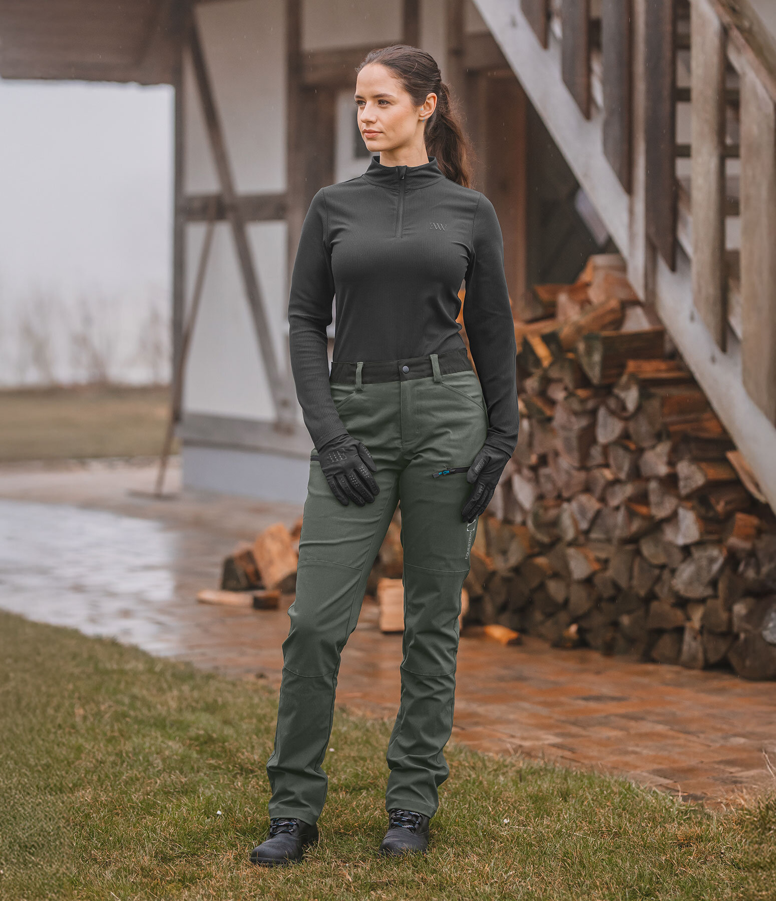 EWW-Outfit Ganzjahres-Stretch-Outdoorhose