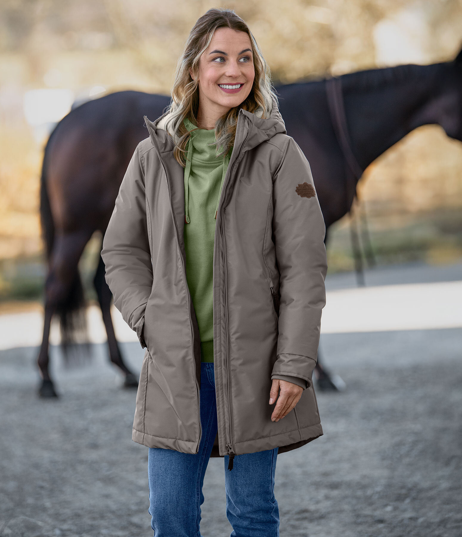 Western-Outfit Willow II in macadamia