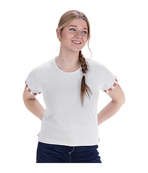 STONEDEEK Ladies-T-Shirt Fringes - 183521-M-HU