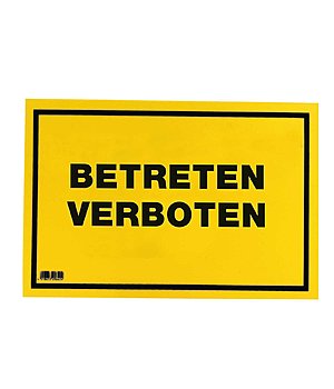 Krämer Warnschild Betreten verboten - 480140