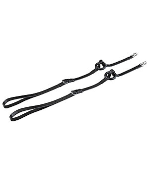SHOWMASTER Leder-Ausbinder mit Gummiring - 520116-F-S