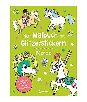 Mein Malbuch mit Glitzerstickern - Pferde - 621911