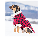 Flanell-Hundejacke mit Sherpa-Innenfutter Emmet