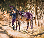 Funktions-Fleece-Ausreitdecke Sparkling II