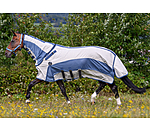 Fullneck-Baumwoll-Fliegen- und Ekzemerdecke Fynbos, UV 50 % +