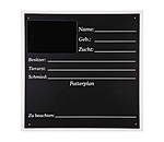 Stalltafel mit Futterplan