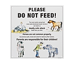Comic Stalltafel Do not feed!