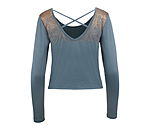 Langarm-Funktionsshirt Icy Glitter fr Damen