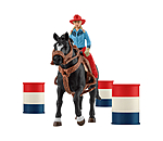 Barrel Racing Cowgirl