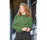 Zip-Funktions-Langarmshirt Sofie