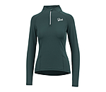Zip-Funktions-Langarmshirt Lea