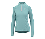 Zip-Funktions-Langarmshirt Lea